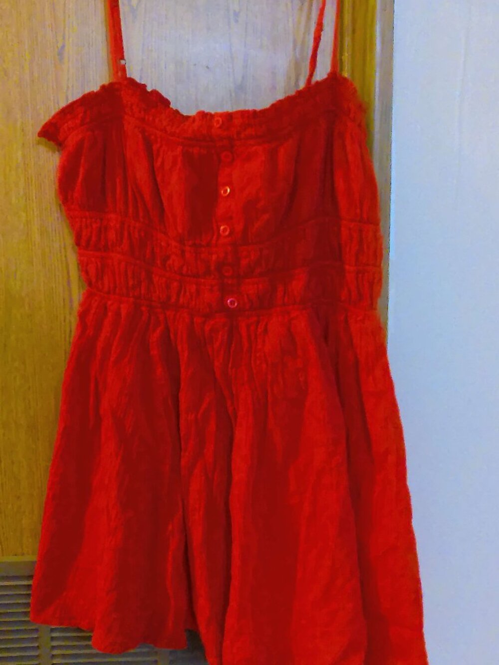 Aeropostale Red Spaghetti Strap Mini Dress, Size XL